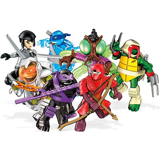 Mega Construx Teenage Mutant Ninja Turtles Micro-figurines d'action Ninja rouge