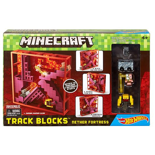 Minecraft Hot Wheels Track Blocks Ensemble de jeu Forteresse du Nether