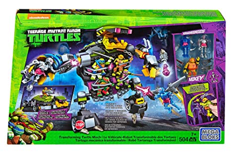 Mega Bloks Teenage Mutant Ninja Turtles Transformateur Tortue Mech