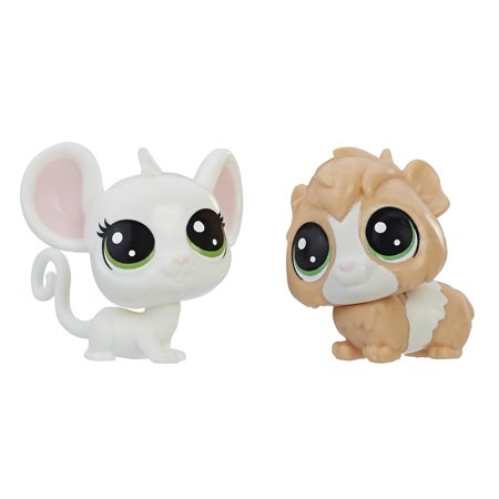 Littlest Pet Shop Zoe Housemouse et Fluffers Guinée