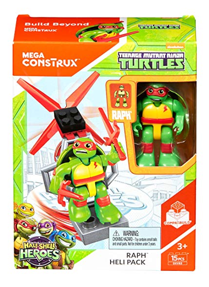 Figurine Mega Bloks Teenage Mutant Ninja Turtles Raph Heli Pack